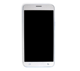 Grey smart phone with black blank screen - 151682592