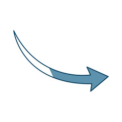 arrow indicates the direction icon vector illustration