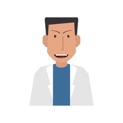 male medical doctor icon image vector illustration design 