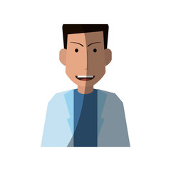 male medical doctor icon image vector illustration design 
