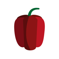 bell pepper vegetable icon image vector illustration design 