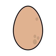 single egg icon image vector illustration design 
