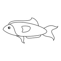 Obraz premium fish for eating icon image vector illustration design 