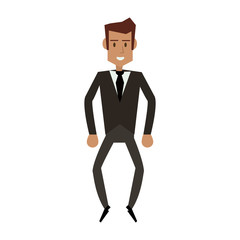 young businessman icon image vector illustration design 