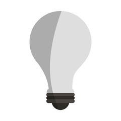 regular lightbulb icon image vector illustration design 