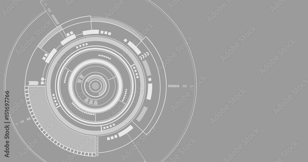 Fototapete abstract technology graphic background with copy space