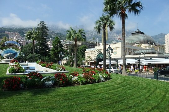Casinò Square in Montecarlo, Monaco, France