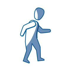 Male pictogram symbol icon vector illustration graphic design