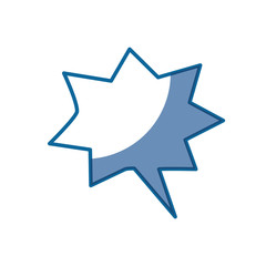 Comic bubble cartoon icon vector illustration graphic design