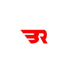 number 3R logo vector