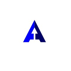 letter A logo vector