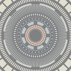 Imaginative round lines background