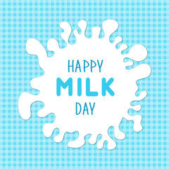 Cute banner for World Milk Day