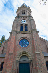 Fototapeta premium Churches at the Roman Way, Germany, Eifel, Froitzheim