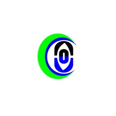 Obraz premium letter CO logo vector