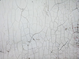 Abstract background from plastic with several cracked, old plastic plate with cracked surface,...