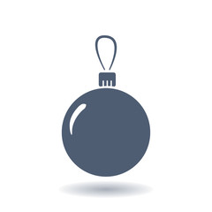 Christmas balls icon. New Year decoration. All to celebrate the New Year and Christmas.