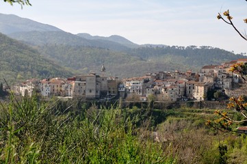 Vallerotonda im Nationalpark Abruzzen in Italien
