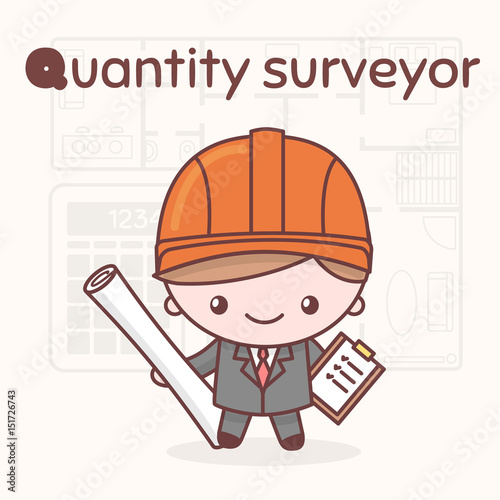 Kawaii Clipart Quantity Surveyor For Free Download And Use Images In