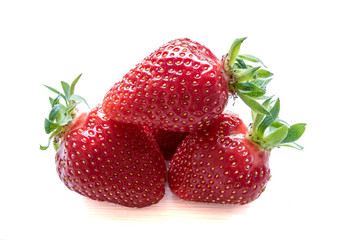Strawberry on a white background