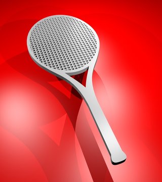 3D rendering racket