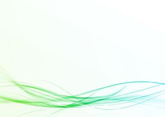 Bright fresh abstract futuristic modern lines layout