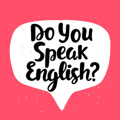 Do you speak English