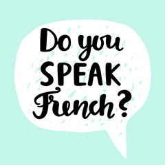 Do you speak French