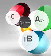 Glass circles banner