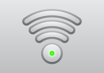 vector wireless internet network connection illustration icon design