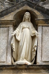 statue de la vierge Marie