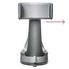 phone holder  for car with sticky gel pad on the shield handsfree gps