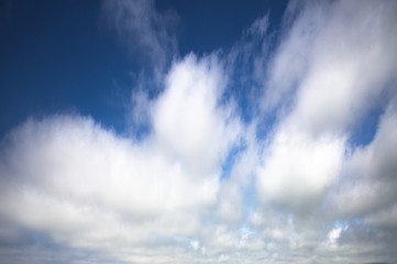 Fototapeta na wymiar Sky / blue sky background with clouds / Sky with clouds