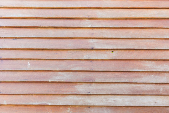 close up wood texture background from the wall of house in asia