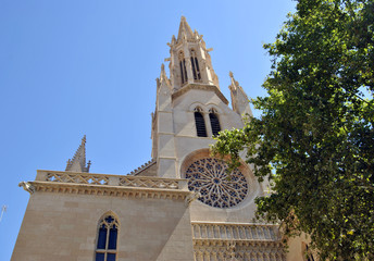 Seitenansicht Seitenschiff Kirche Palma