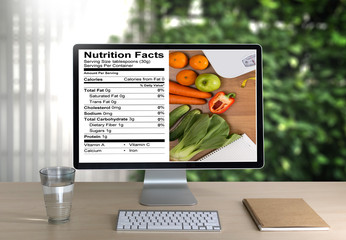 Nutrition facts Gluten Free food  Celiac Disease Nutrition , Healthy lifestyle concept with diet and fitness