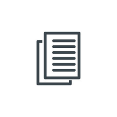 Document icon stock vector