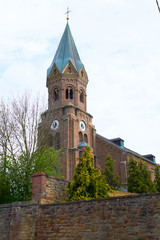 Fototapeta na wymiar Churches of Europe, Froitzheim, Eifel in Germany