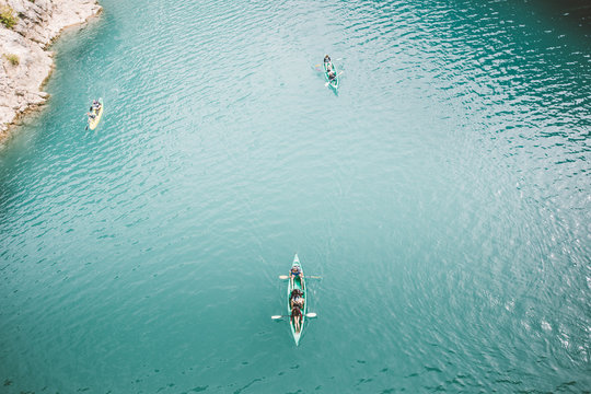 Kayaking in the Gorges du Verdon in France