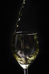 beverage in glass