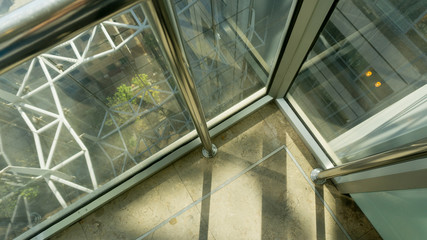 Elevator Pitch - middle shot of elevator lifting up