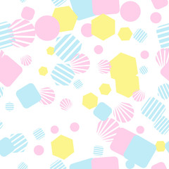 Naklejka premium Abstract bright colorful seamless pattern.