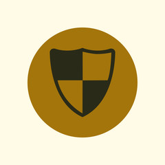 Shield icon. Protection concept.  Software designed to detect and destroy computer viruses.