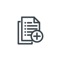 Document icon stock vector