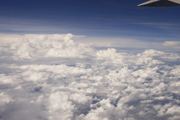 Fototapeta na wymiar cloud expanse on sky