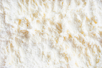 White ice cream texture