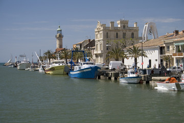 Fototapeta na wymiar Port du Grau-du-Roi / Vidourle