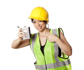 Isolated Alcohol Safety Woman