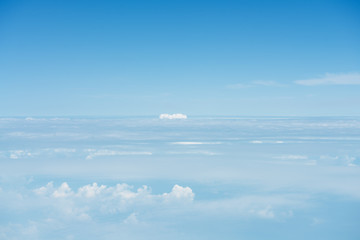 Blue sky and white clouds