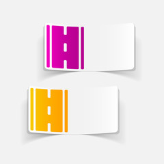 realistic design element: road